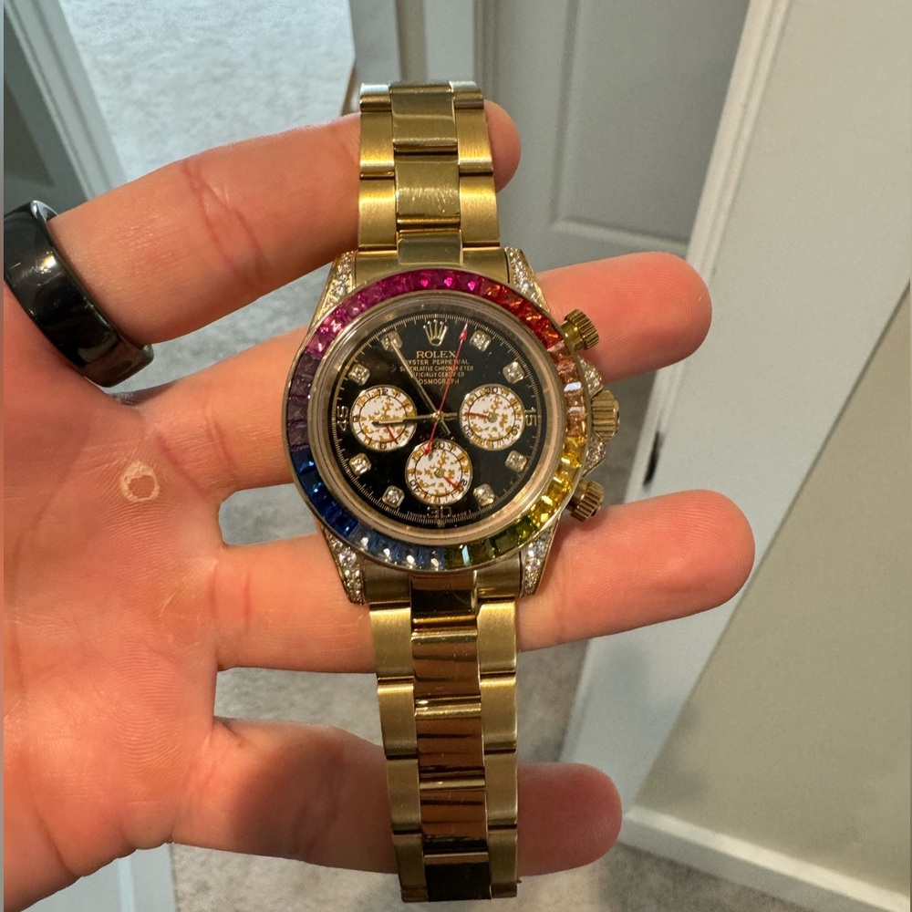Rep rainbow Rolex daytona cosmograph